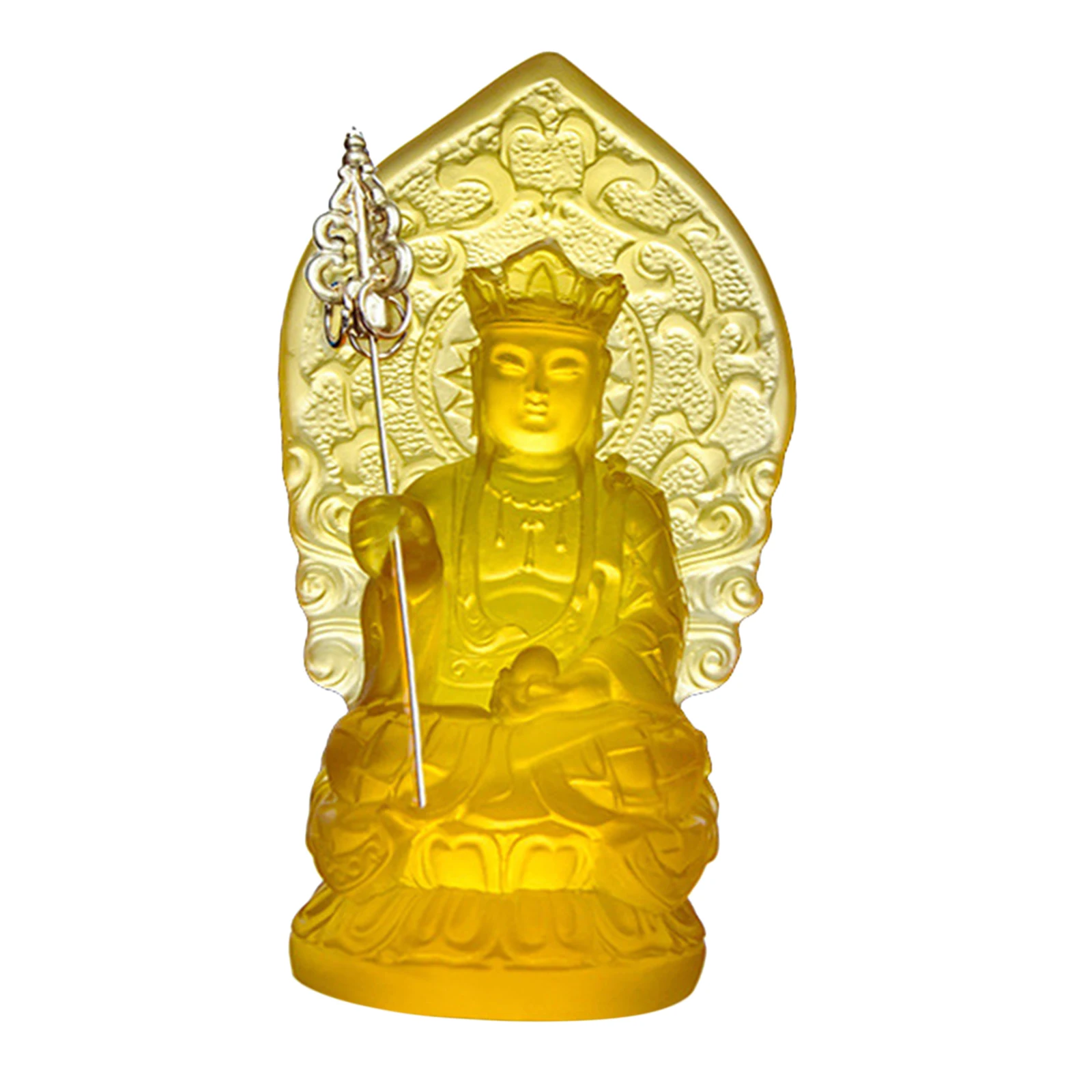 Статуя Будды из смолы Ksitigarbha Bodhisattva Tangseng статуя Восточно-Азиатский Декор | Дом и