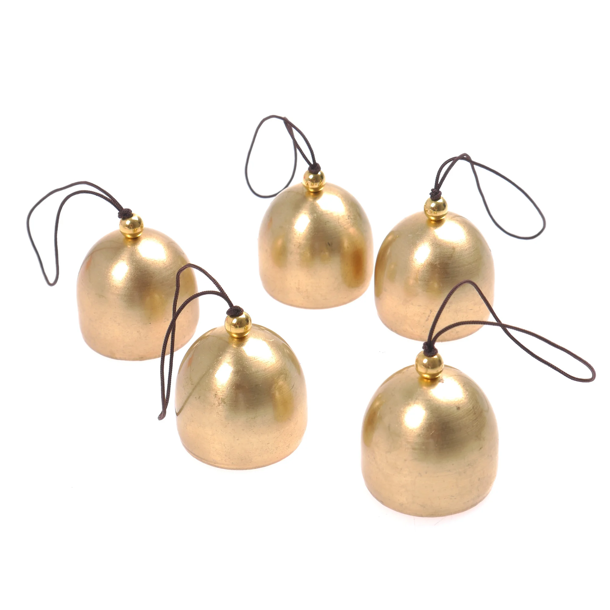 10 Pieces Christmas Metal Bell Decoration Pure Copper Pendant Brass Door DIY Craft Wind Chimes Making Art Handmade | Спорт и