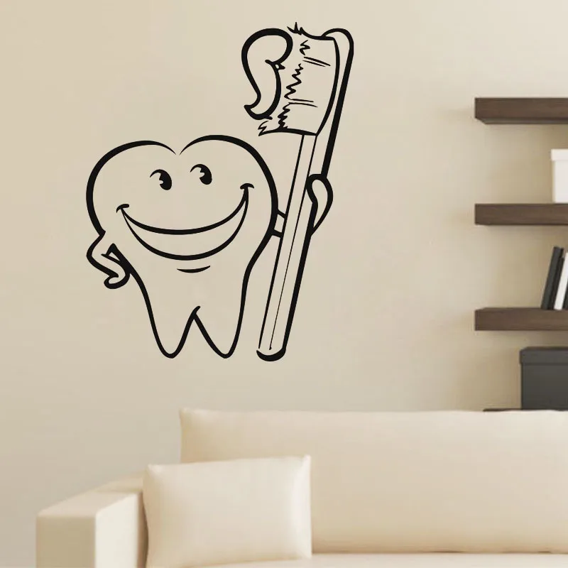 Здоровые зубы стоматолога стоматологическая клиника Декор зуб обои ванная