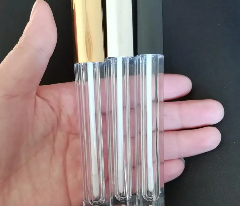100 шт 4 5 мл пустая прозрачная трубка для блеска губ. Пластиковый Косметический