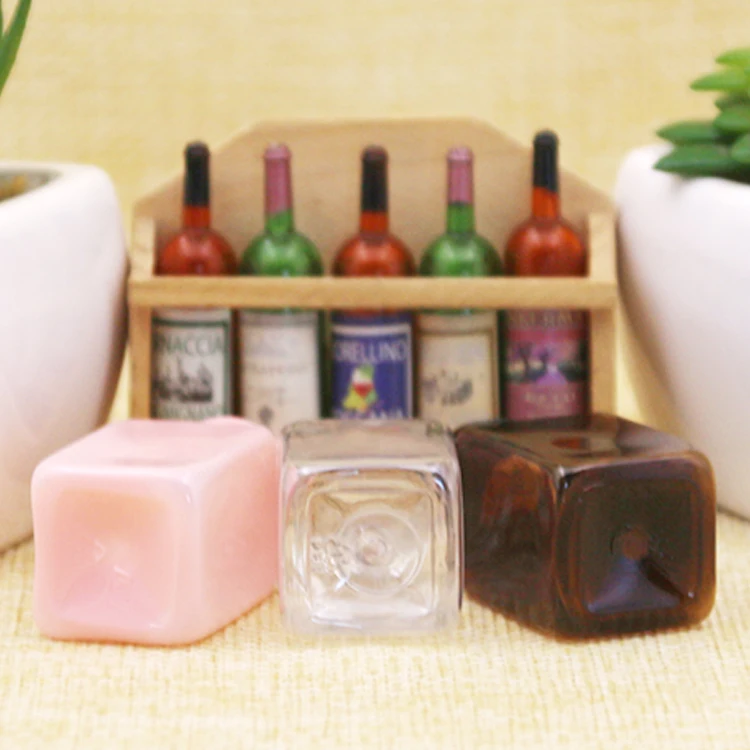 10 мл маленькая пустая квадратная косметическая бутылка для многоразового