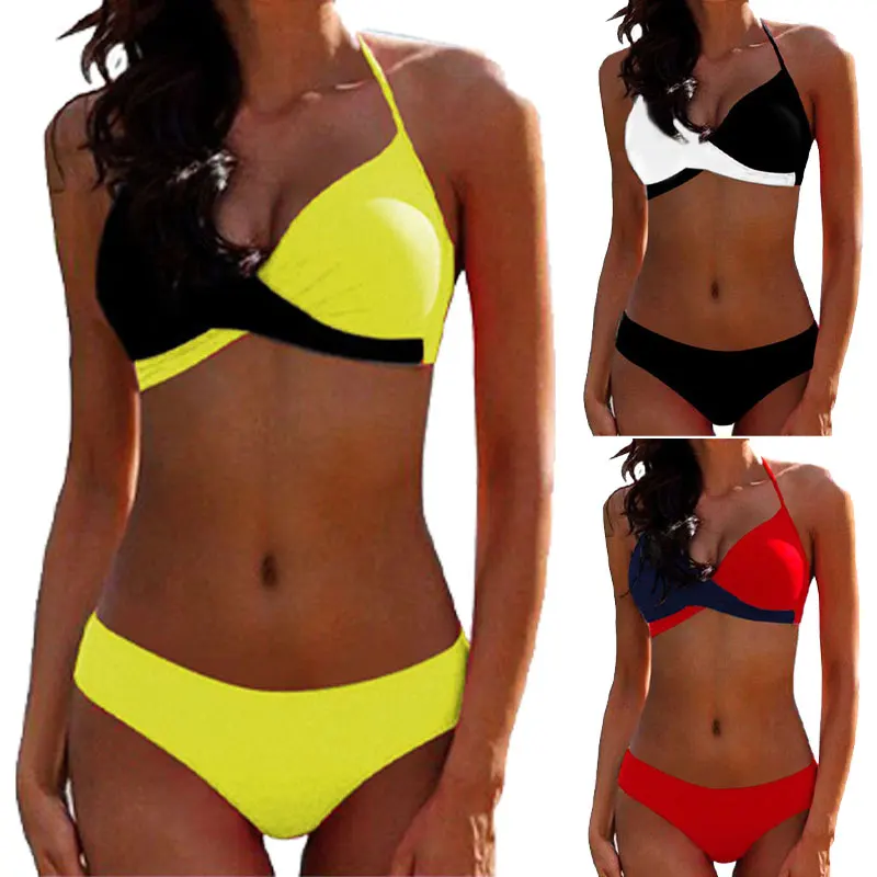 

Sexy Bikini Push Up Swimwear Women Bikini Swimsuit Tanga Swimming Bathing Suit Plus Swimwear Beachwear Summer
