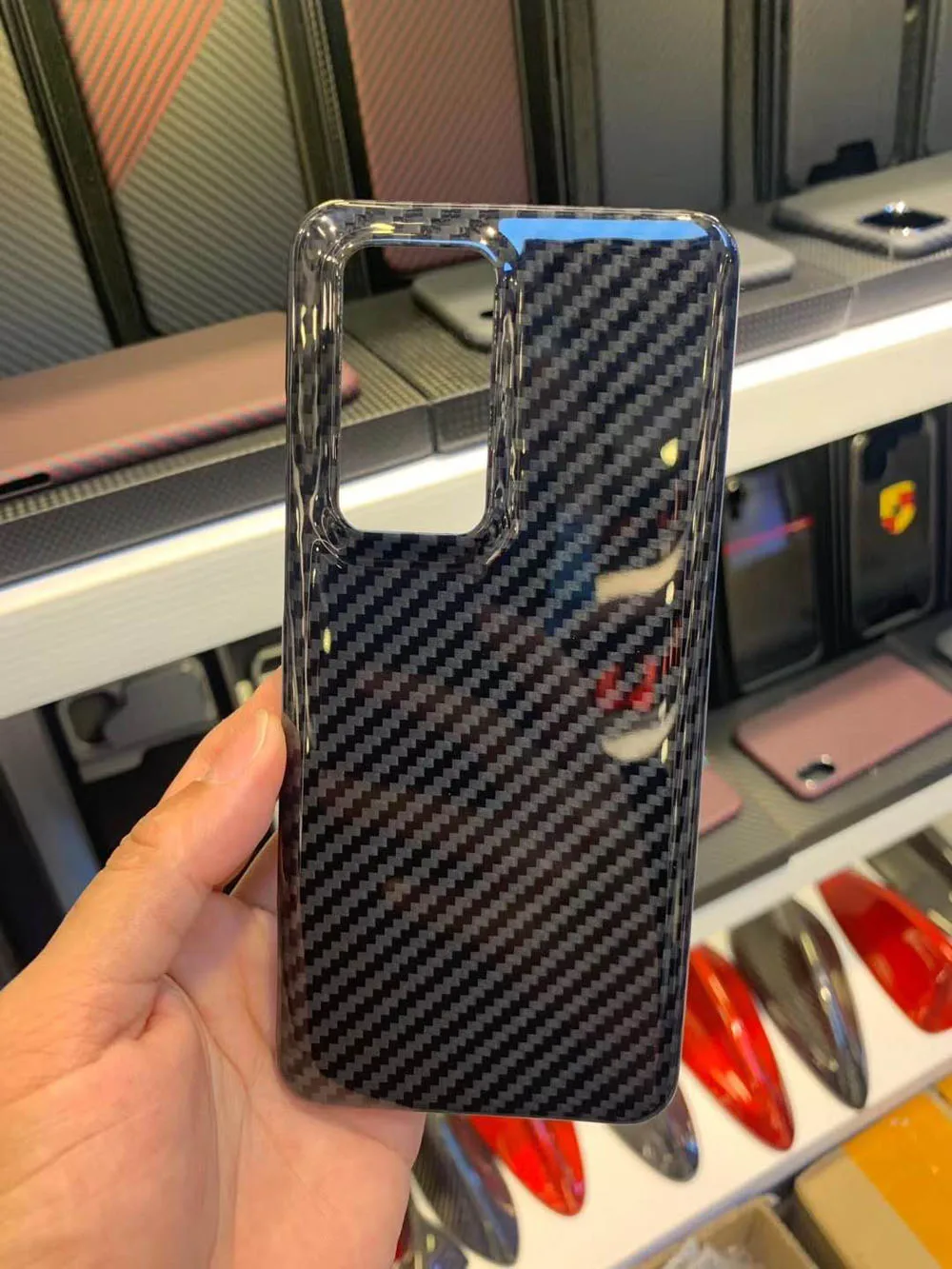 Чехол из углеродного волокна для телефона Huawei P40pro тонкий и легкий арамидного P40 |