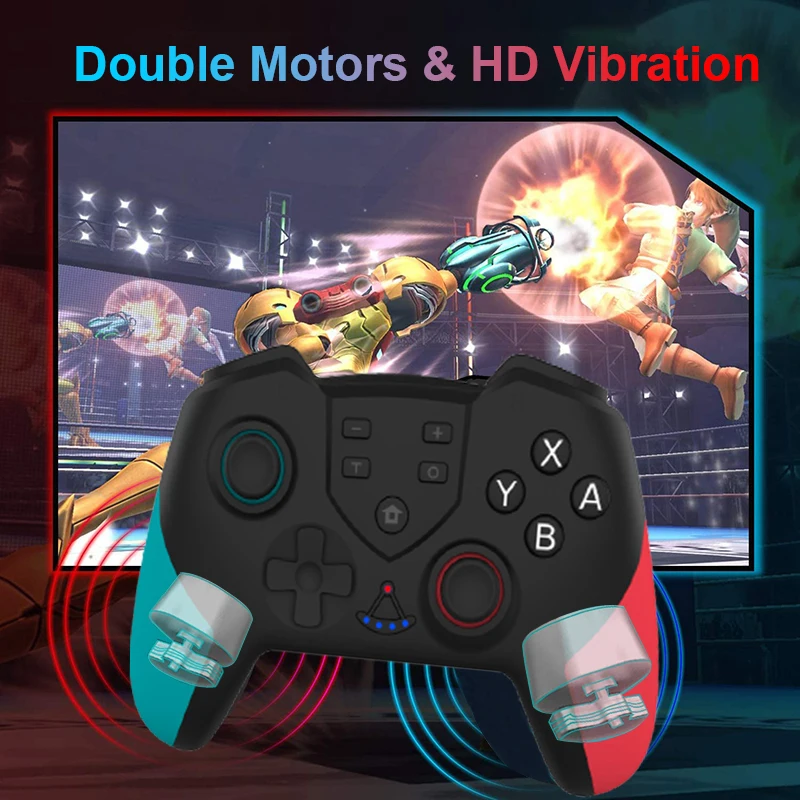 Беспроводной игровой Bluetooth-контроллер 2 4 ГГц геймпад для Nintendo Switch PC TV Smart Phone PS3