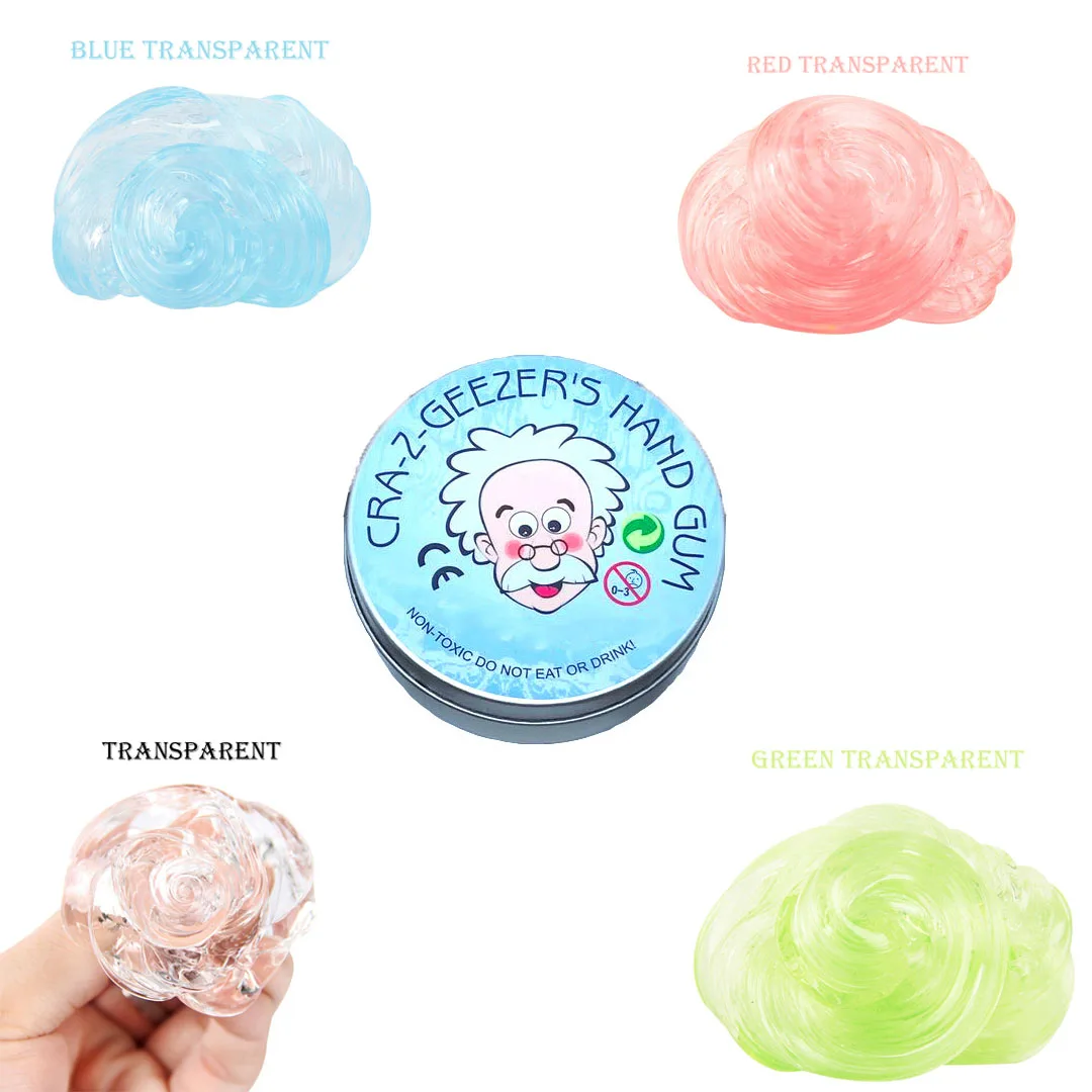 4 шт./компл. творческий умный Пластилин прозрачный отказов пластилиновые слизи