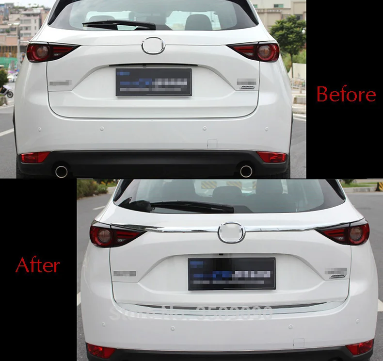 Автомобильный задний хвост дверная коробка отделкой наклейки полоски хром
