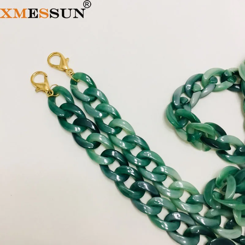 

Ремень XMESSUN, из ремень с цепочкой акрила, пластиковый, для женских сумок