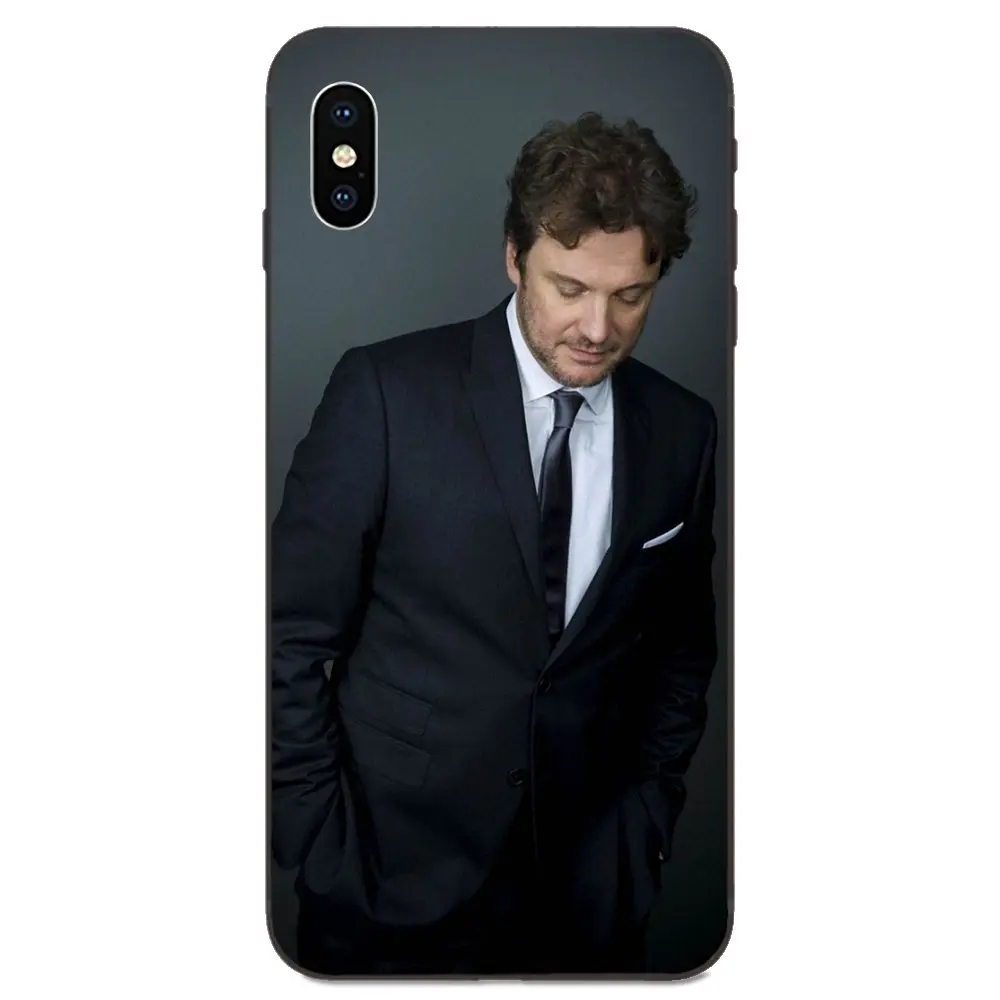 Мягкие лучшие чехлы Colin Firth мужской актер знаменитостей стильные для Apple iPhone 4 6 6S 7 8