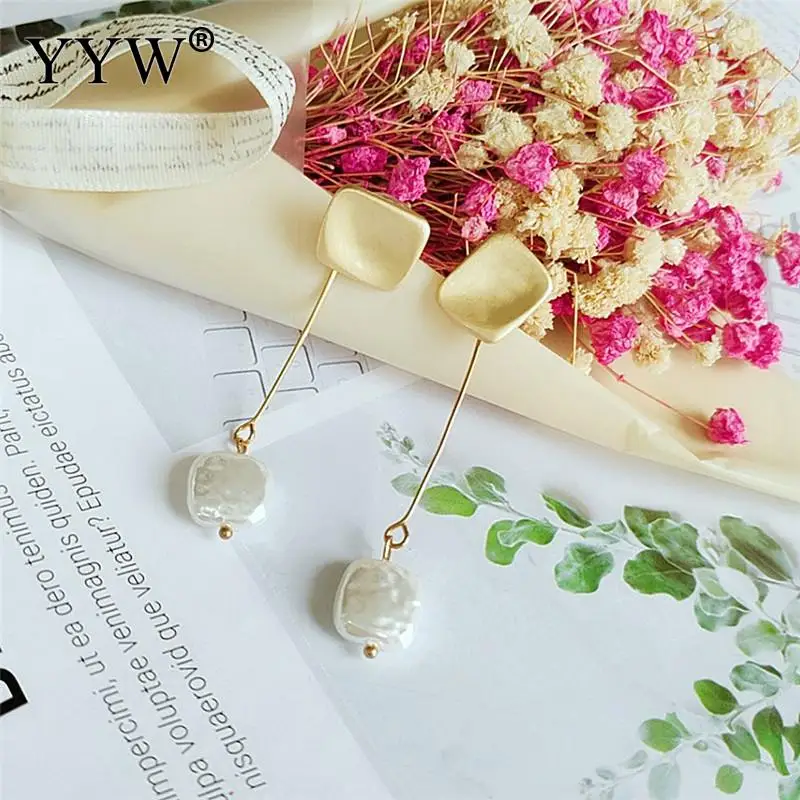 

Long Pearl Earrings Simple All-Match Vintage Earrings Fashionable Temperament Earrings For Female Daily Wear Or Matching