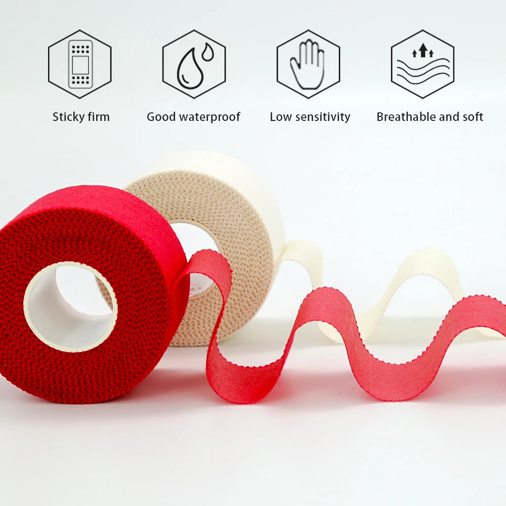 Рулон спортивной ленты без липких следов и легко рвется для спортивных