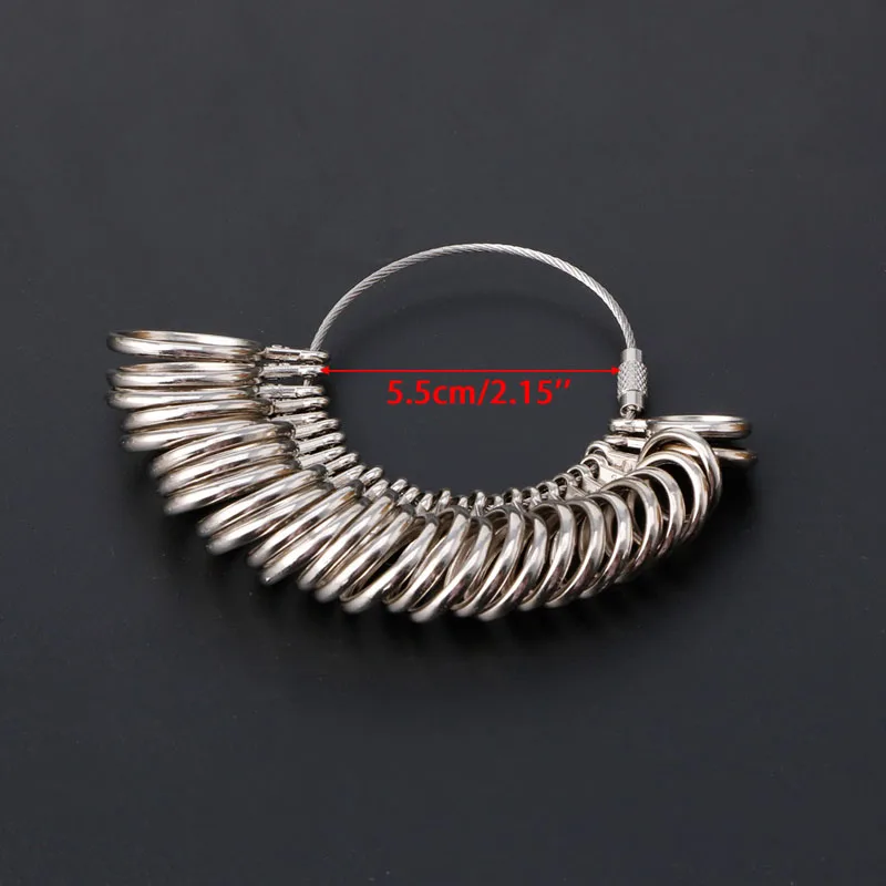

Easy To Use 0-13 Finger Ring Metal Sizer Gauge Measure Jewelry Size Tools New R9JE