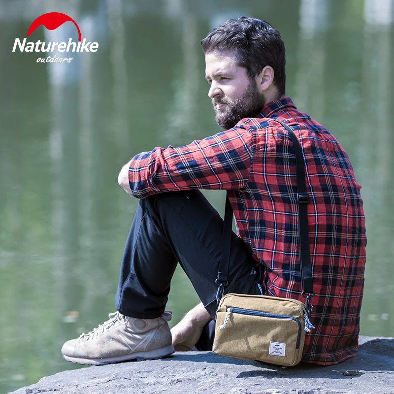Naturehike наклонная сумка через плечо мессенджер многофункциональная открытая