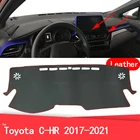 Из искусственной кожи Dashmat, крышка приборной панели, коврик, коврик, аксессуары для стайлинга автомобиля для Toyota C-HR 2017 2018 2020 CHR C HR