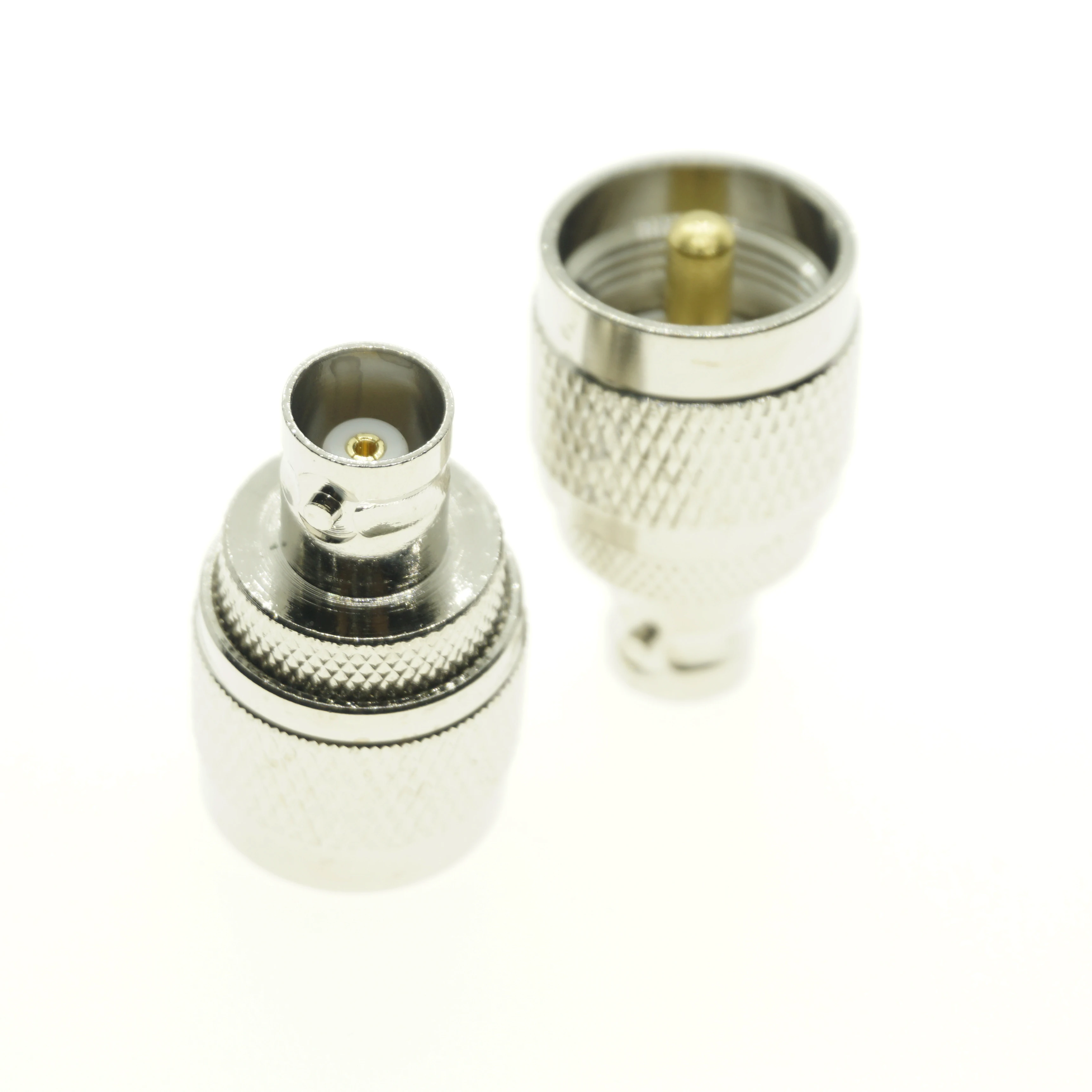 Разъем BNC Q9 к UHF PL259 SO239 разъем Female Male Jack никелированная латунь прямой Коаксиальный