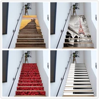 3d stairs decoration nature scene waterproof self adhesive diy staircase marche escalier for stair steps home design art murals