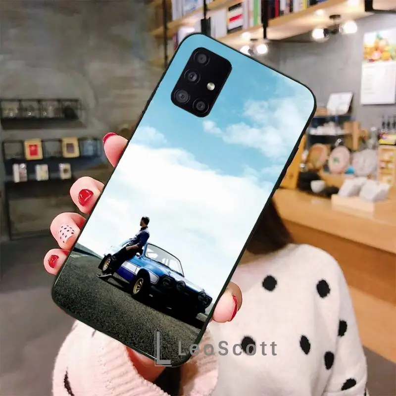 

Hot Paul Walker Fast & Furious Phone Case For Samsung A40 A50 A51 A71 A20E A20S S8 S9 S10 S20 Plus note 20 ultra 4G 5G