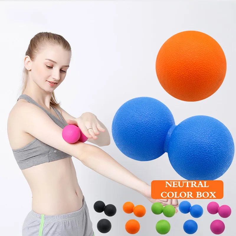 Мячик Myofascia арахисовый Массажный мяч фитнес фасции для тела массаж Йога