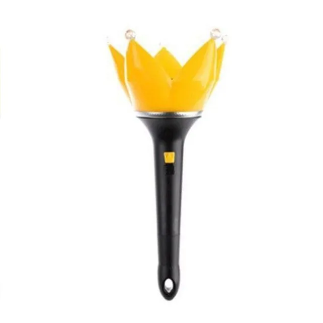Черный KPOP BIGBANG EXO GD G-Dragon VIP освещение концертов палка Корона Лотос Lightstick Prop - Цвет: Черный