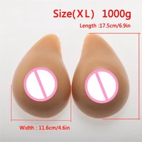 new 1000g realistic silicone breast forms fake boobs for crossdresser shemale transgender drag queen transvestite mastectomy