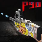 Новый Электрический бластер P90, игрушечный пистолет-орбиз, 7-8 мм, водяные гелевые пули, CS винтовка, снайперское оружие, Забавный пистолет, игрушки для мальчиков, подарки