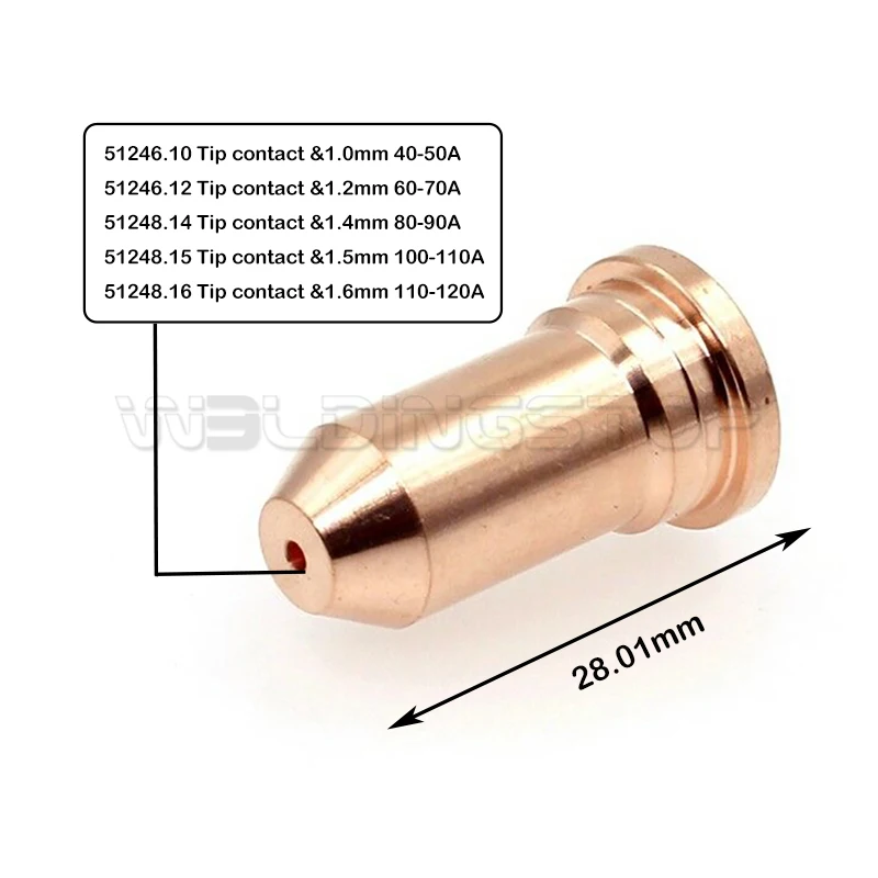 Фонарь для плазменной резки PT100 наконечник 51246 10 1 мм 4 дюйма шт. | Инструменты