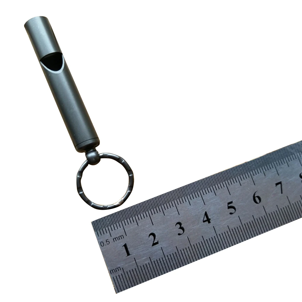 

1pcs Outdoor Survival Whistle Lifesaving Emergency SOS Stainless Steel Key Chain