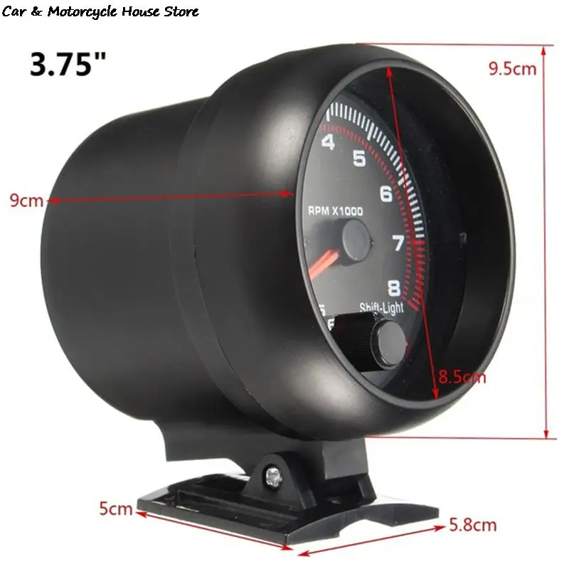 Hot Sale Waterproof 12v Car Led Shift Light 0-8000 Rpm New Tachometers Tacho Gauge Meter | Автомобили и мотоциклы