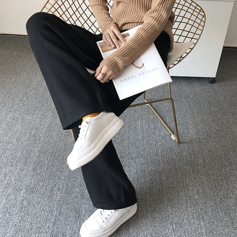 Новинка 2019 зимние женские брюки мягкие восковые удобные кашемировые трикотажные