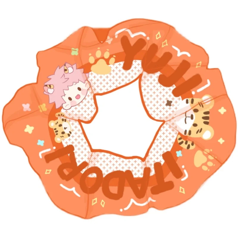 

Kawaii Anime Hair rope Jujutsu Kaisen Gojo Satoru Inumaki Toge Hair Accessories Cute Hair ring Double Ponytail Headwear Gift