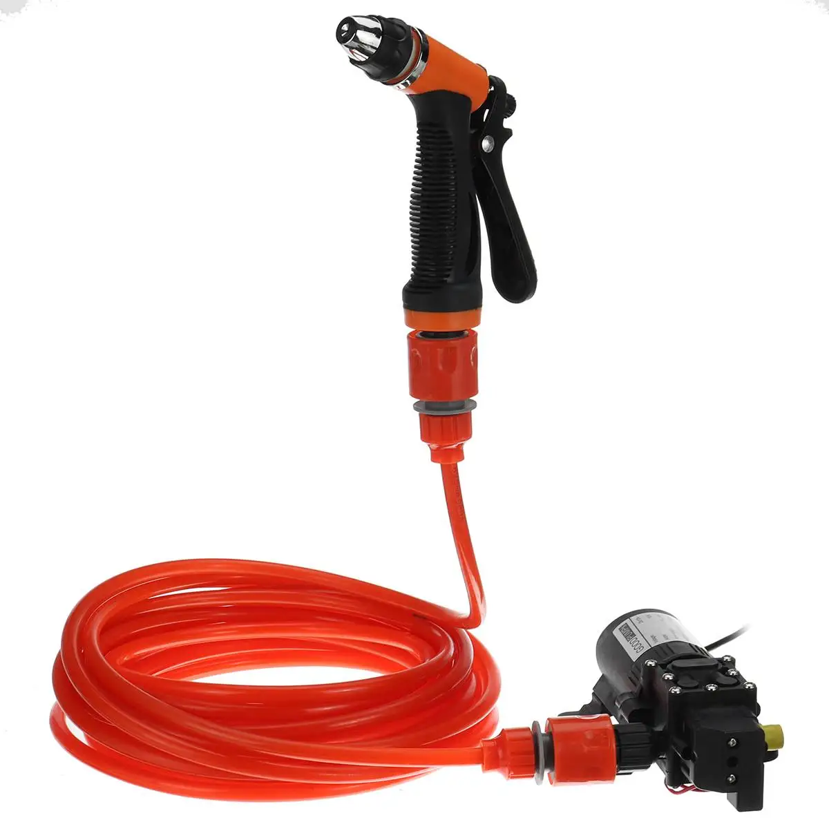Скидка Электрический пистолет для мойки автомобиля, насадка для мойки высокого давления, 12 В, для ухода за автомобилем, портативная Автомойка с рас...