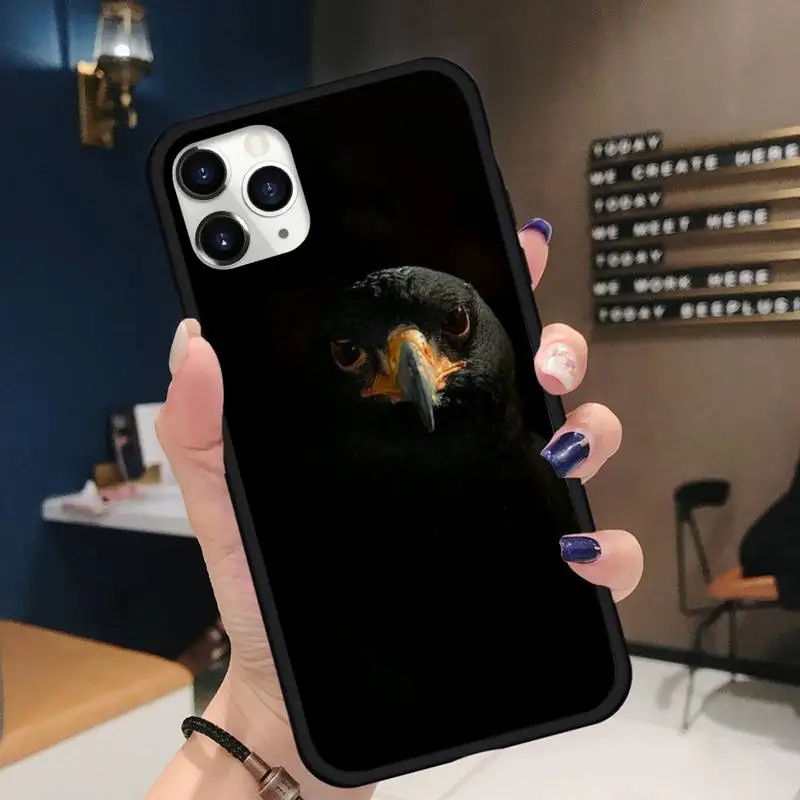 

Owl cute indifferent feather Phone Cases for iPhone 11 12 pro XS MAX 8 7 6 6S Plus X 5S SE 2020 XR Soft silicone