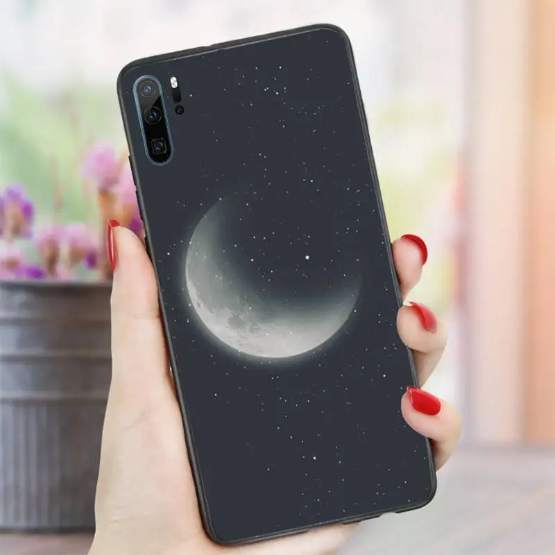 

Starry sky moon space astronaut Phone Case For Huawei honor Mate P 10 20 30 40 i 9 8 pro x Lite smart 2019 nova 5t