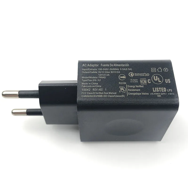 Оригинальное быстрое зарядное устройство Lenovo адаптер питания ЕС QC 3 0 кабель