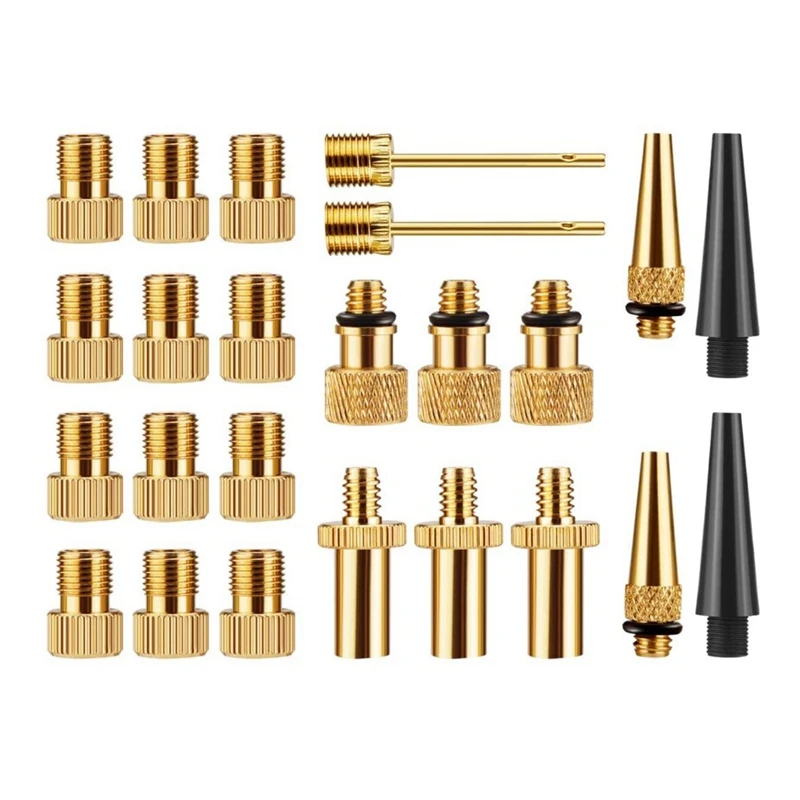 Адаптер велосипедного насоса комплект адаптеров клапана Presta DV AV SV адаптер для