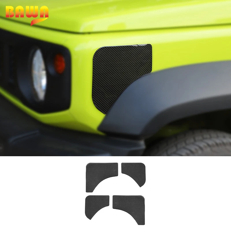 

BAWA Styling Mouldings for Jimny JB74 Car Front Rear Leaf Plate Protection Decoration Cover for Suzuki Jimny 2019+ Accessories