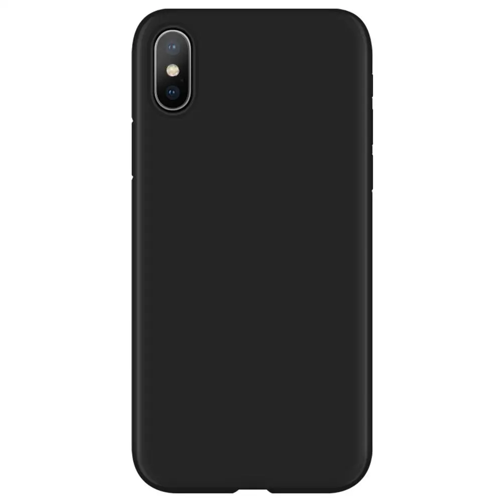 Black Чехол для iPhone 6, 6 S, 7, 8 Plus, XR, XS, Max, X, 5, 5S, SE, чехол для телефона, для iPhone 11 Pro, Max, мягкий ТПУ, конфетный цвет - Цвет: Black