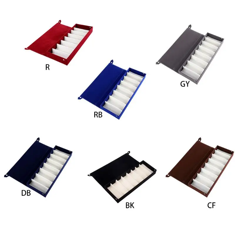 

8 Grids Eyeglass Sunglasses Storage Box Display Grid Glasses Stand Case D08E