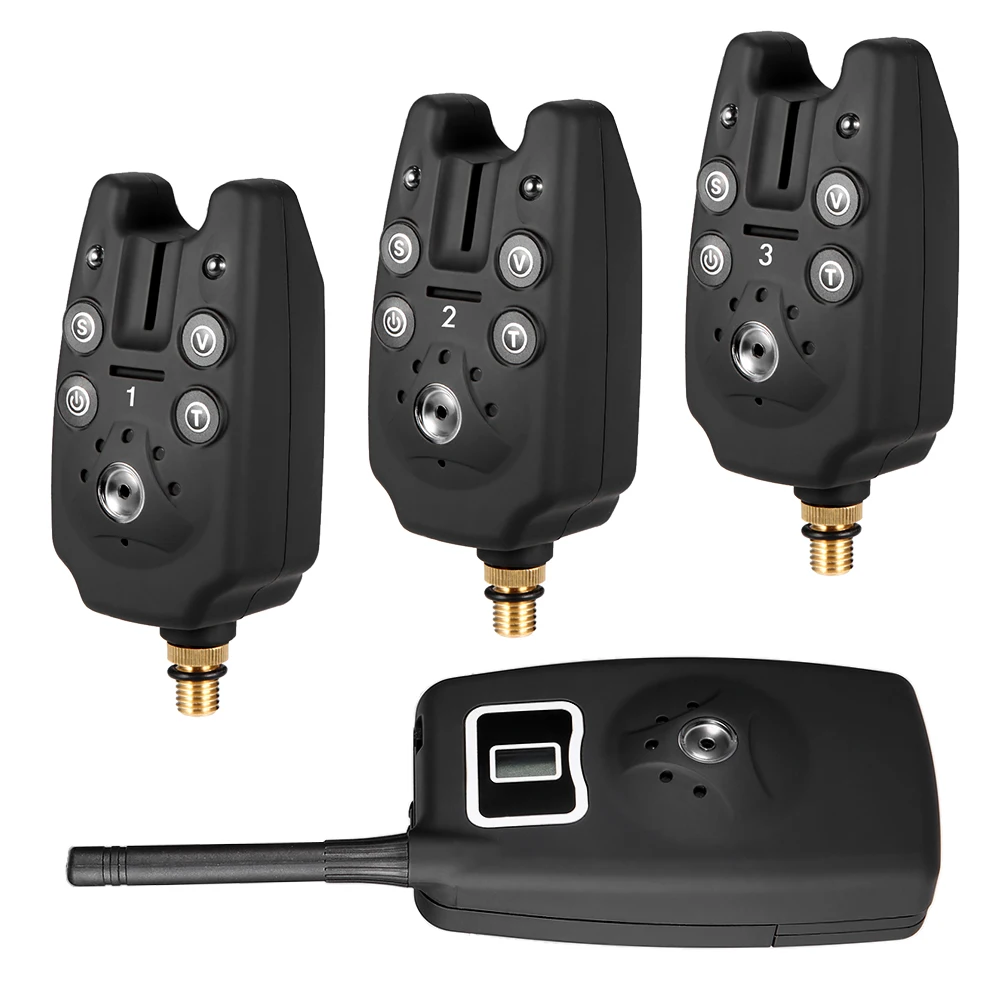 Водонепроницаемый беспроводной светодиодный сигнализатор поклевки для рыбалки