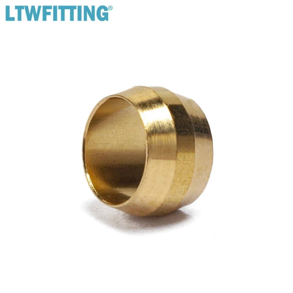 Латунные компрессионные втулки LTWFITTING 5/16 дюйма латунный Компрессионный фитинг |