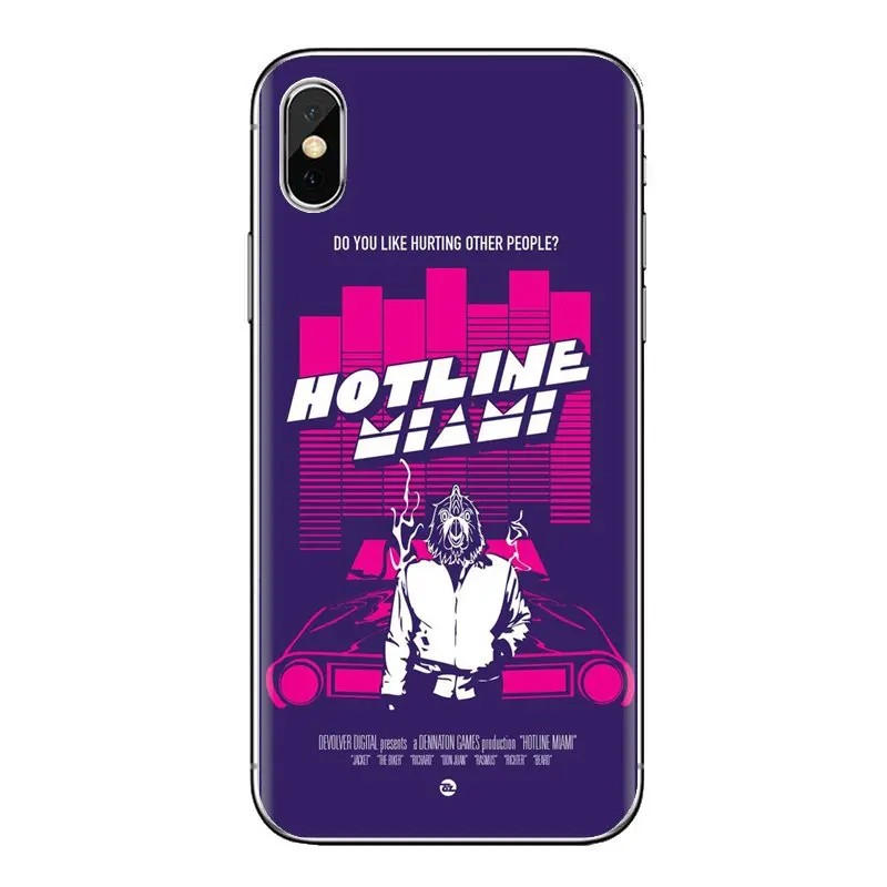 Горячая линия Майами номер Steam Сова прозрачный ТПУ чехол для samsung Galaxy S3 S4 S5 мини S6 S7