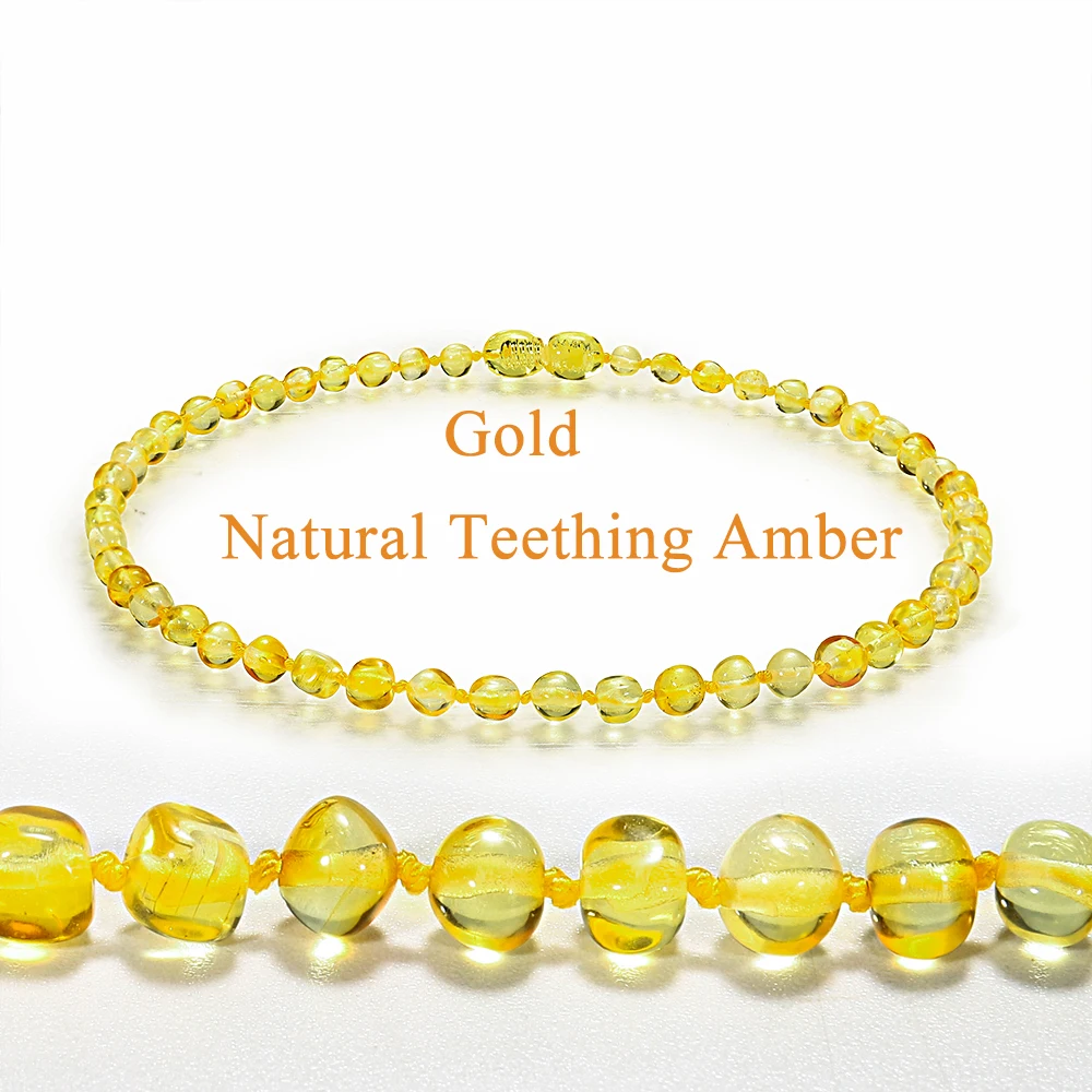 Детский янтарный браслет прорезыватель DOREMI ожерелье для мальчиков и девочек