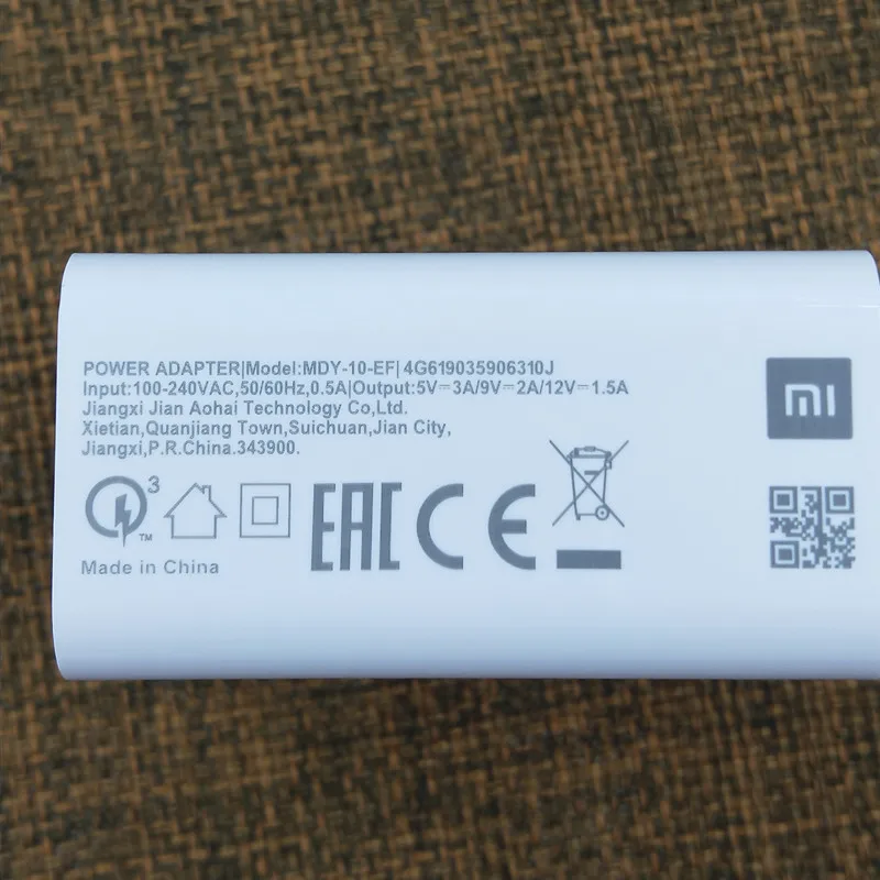 Оригинальное настенное зарядное устройство Xiaomi Redmi K30 k20 Note 8 7 pro 8A USB адаптер
