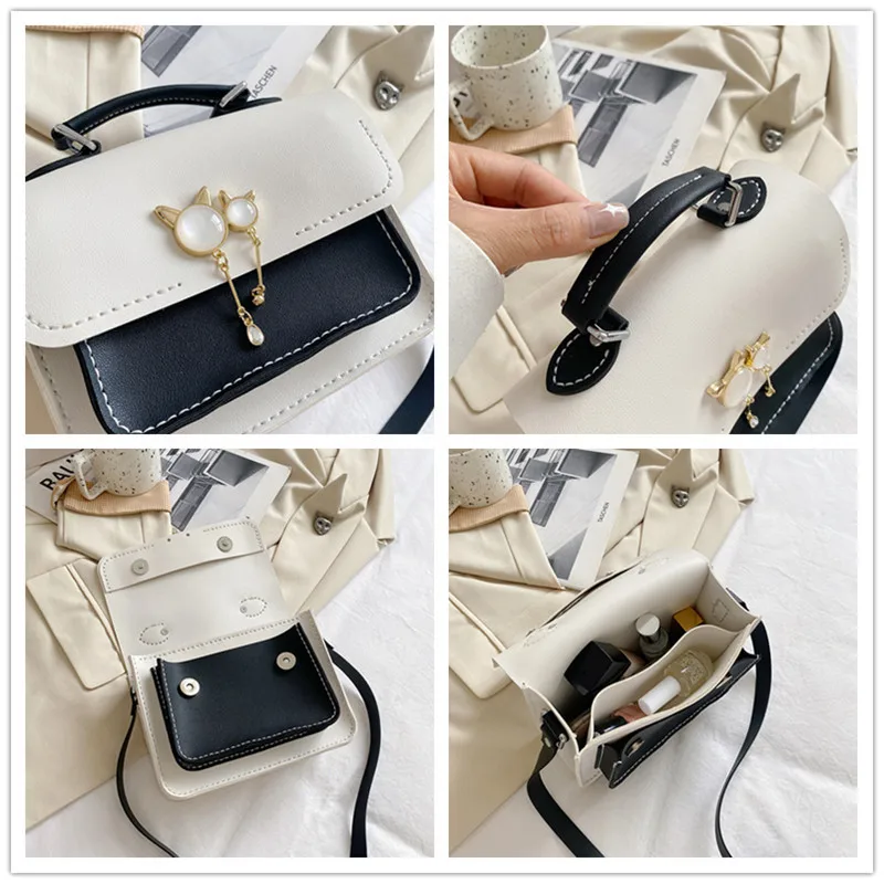 2023 New DIY Women's Bag Pu Leather Handmade Bag Set Hand Stitching With Sewing Tools Handel Shoulder Bag Accessories
