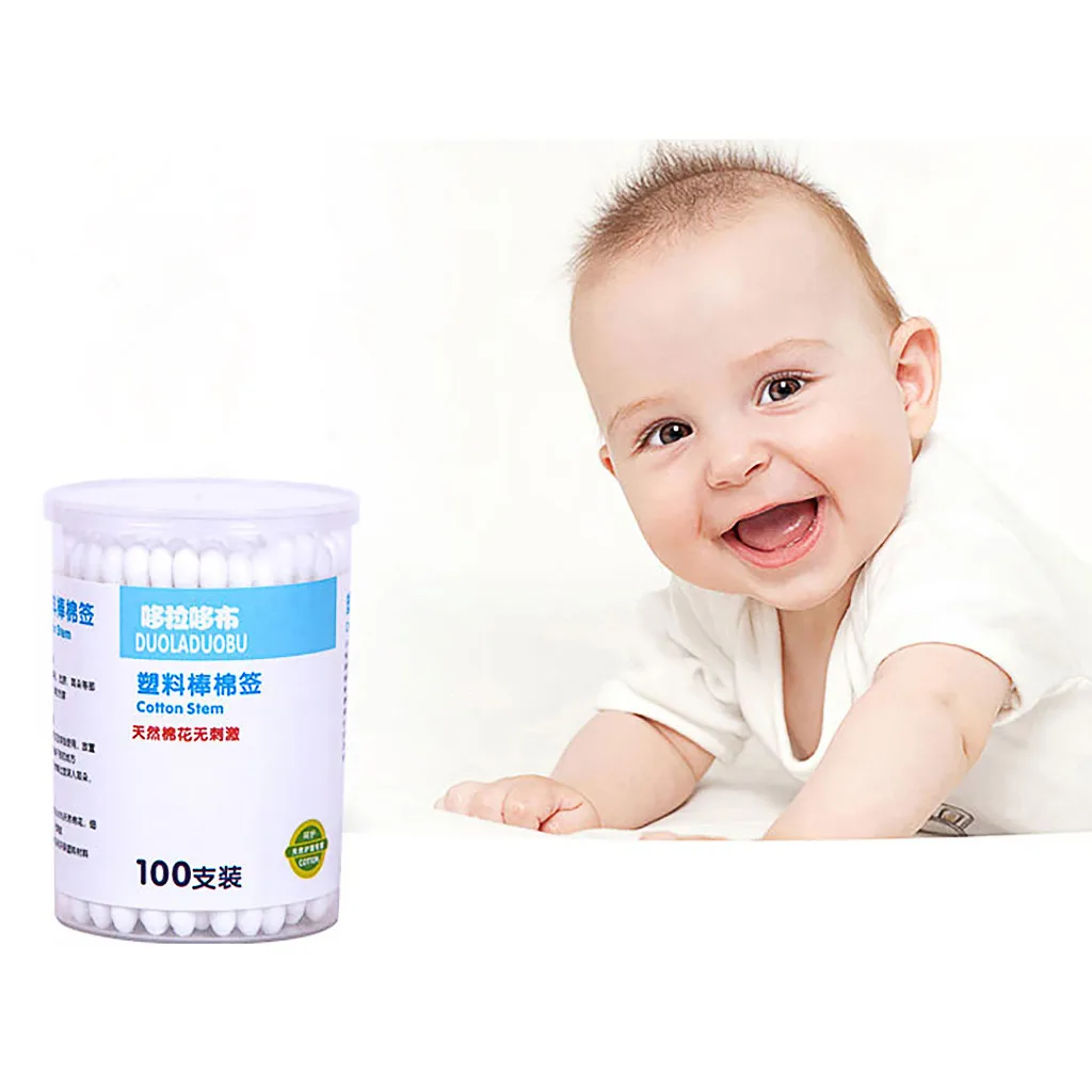 100 шт одноразовые ватные палочки гигиеническая палочка для красоты здоровья