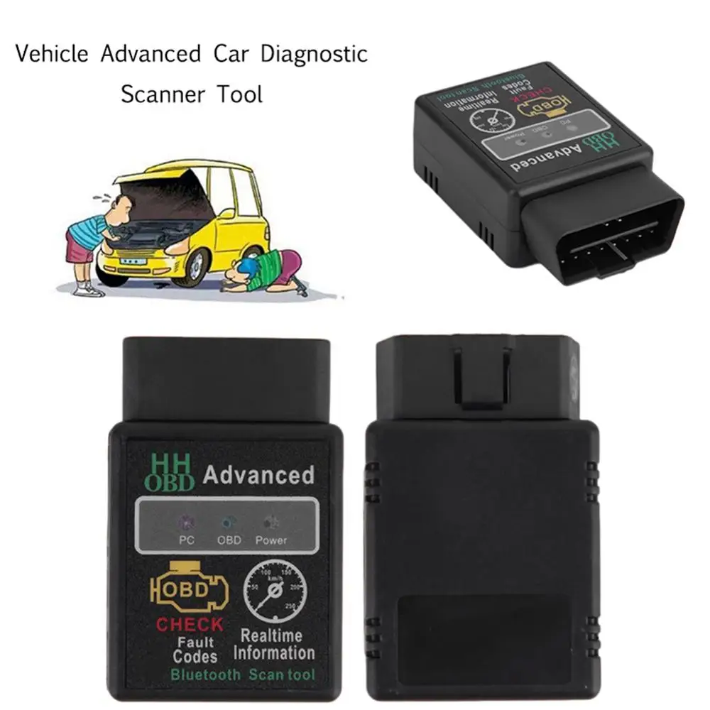Специальный инструмент для ELM327 автомобиля HH ODB ODB2 V1.5 Расширенный Bluetooth