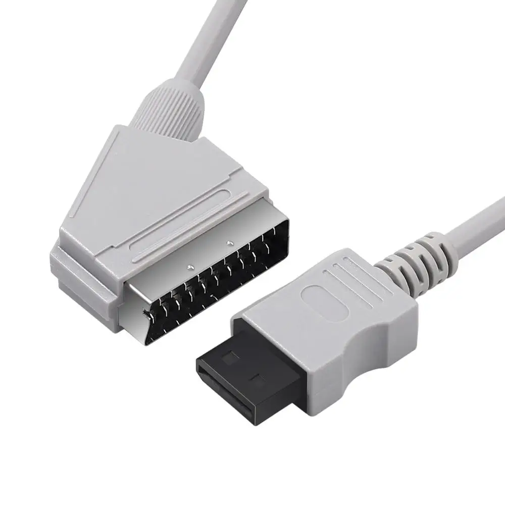 Neoteck 1 8 м реальный RGB Scart кабель для Wii / U ТВ консоль поддерживает 720p 1080i HD система SCART