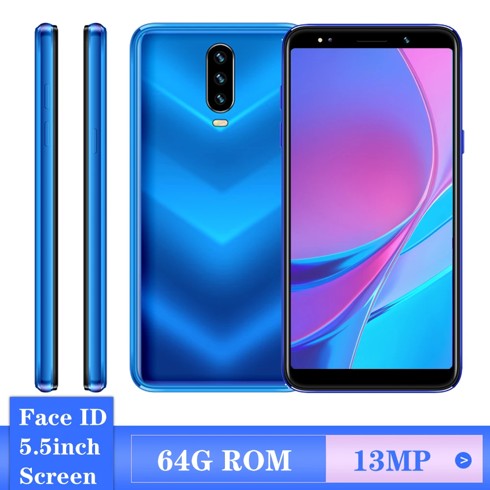 Смартфон на Android Y9 четыре ядра 4 Гб ОЗУ 64 ПЗУ глобальная версия 5 дюймовый экран