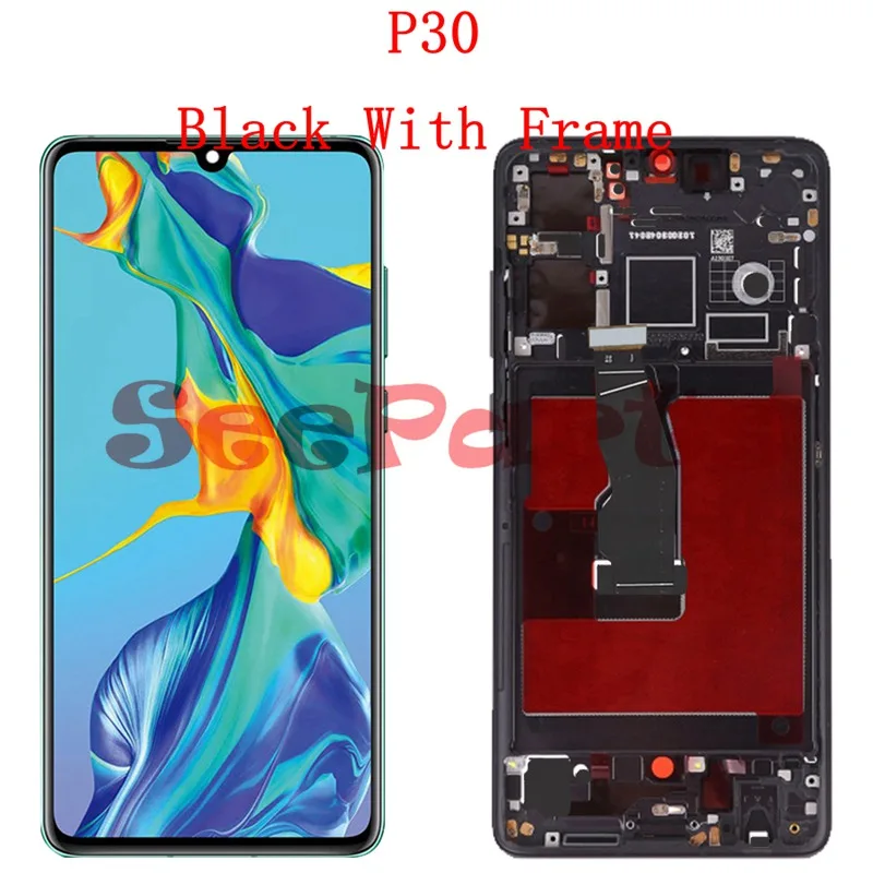Оригинальный сенсорный экран 6 1 дюйма для Huawei P30 ЖК дисплей цифровой
