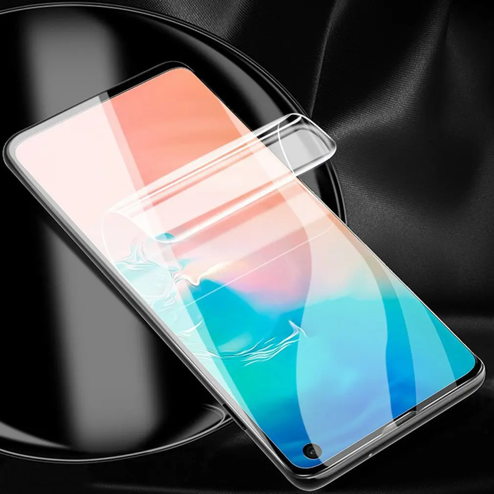 

Mobile Phone Hydrogel Screen Protector For Samsung S20 S20Plus S20Ultra S10 S10Plus S10 Edge Wrapped Full Cover Anti-Fingerprint