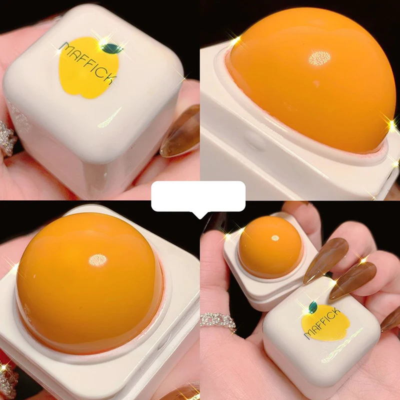 1 шт. влаги бальзам для губ с фруктовым вкусом губ. Температура изменен Цвет